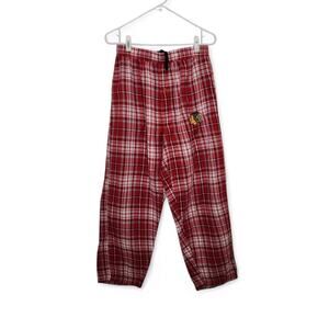 Vintage Chicago Blackhawks Plaid Sweatpants Pajamas Medium Pants PJS